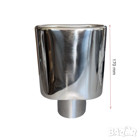 Накрайник ауспух US0061А входа-56мм изхода-110/52мм, снимка 2 - Аксесоари и консумативи - 48821104