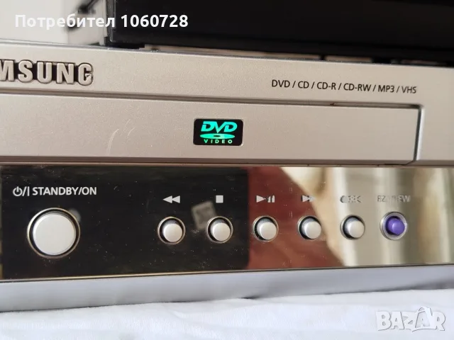 Видео VHS/DVD Samsung и VHS Sharp, снимка 2 - Плейъри, домашно кино, прожектори - 55790207