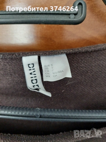 Тъмно сива блуза с 3/4 ръкав, снимка 2 - Тениски - 53645502