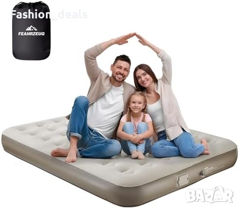 Ново Надуваемо легло матрак Подложка за спане сън къмпинг туризъм път