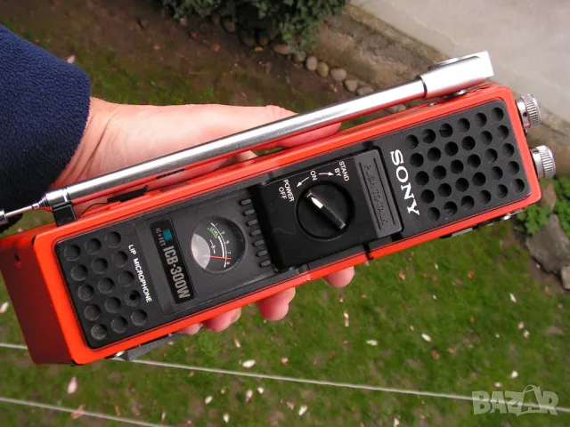 Късовълнови  от 1973 г уоки-токи Sony ICB-300W, снимка 8 - Друга електроника - 49890821