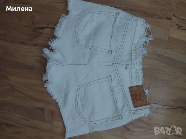 Къси дънкови панталонки Pull i Bear размер 36, снимка 3 - Къси панталони и бермуди - 41649925