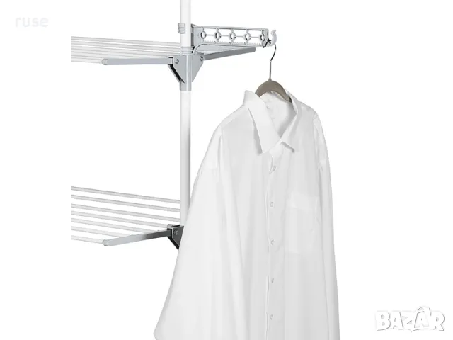 НОВ! Сушилник за дрехи тип кула разгъващи се нива сушене 16м, снимка 4 - Сушилници - 48159280