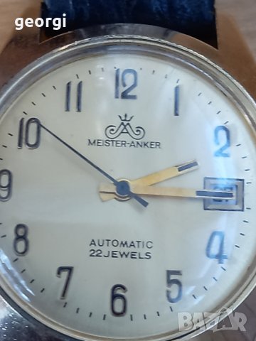  немски часовник  meister anker 22 jewels automatic , снимка 7 - Мъжки - 44192287
