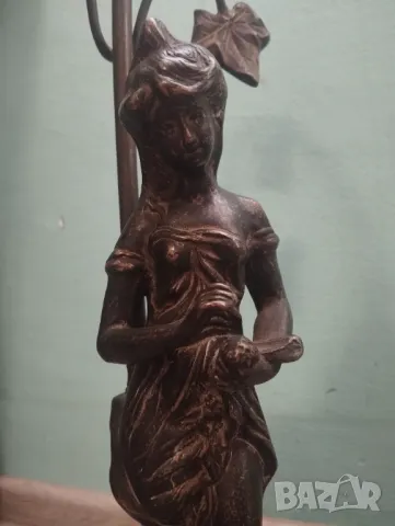 Барокова настолна лампа, снимка 3 - Настолни лампи - 48490245