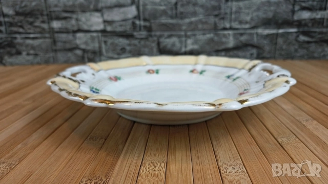 Чиния с дръжки - Carl Tielsch, снимка 2 - Антикварни и старинни предмети - 52068911