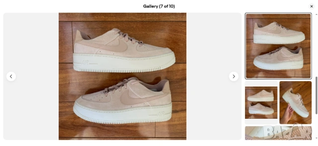 маратонки / кецове Nike Air Force 1 Sage Low Particle Beige AF1 номер 39, снимка 5 - Маратонки - 53787435