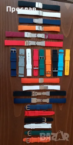 Силиконови каишки за часовници , снимка 5 - Каишки за часовници - 47621740
