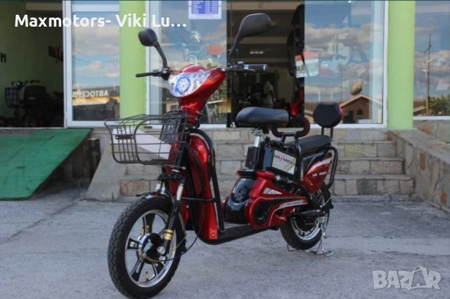 Електрически скутер-велосипед MaxMotors EBZ16 500W - RED, снимка 2 - Други - 41835565