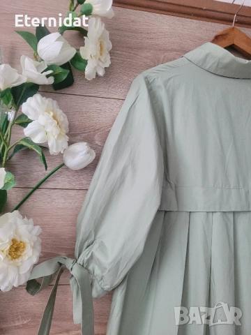 Нова риза туника в светло зелен цвят DAZI, снимка 4 - Ризи - 51482723