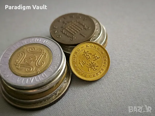 Монета - Хонг Конг - 5 цента | 1967г.