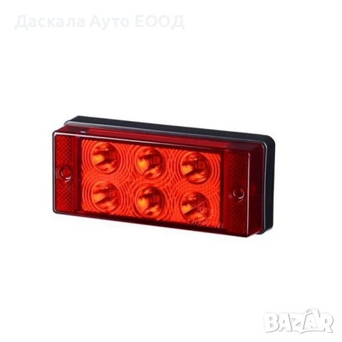 1бр. ЛЕД LED лампа за мъгла червена, 12-24V , ПОЛША