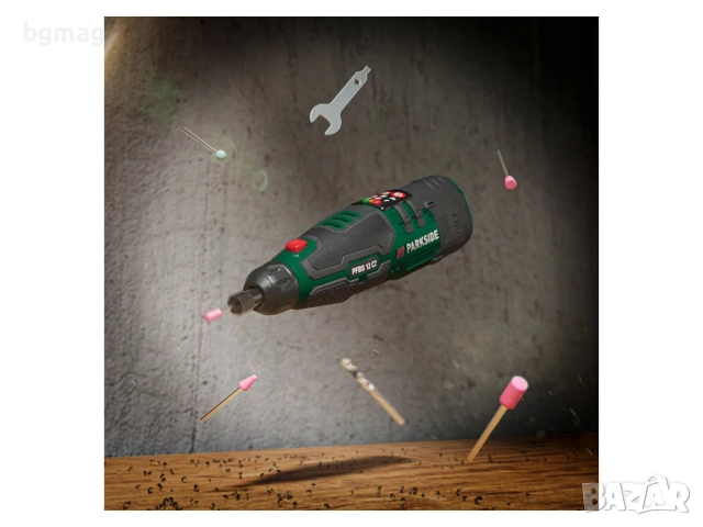PARKSIDE акумулаторен фин мултишлайф с консумативи PFBS 12 C7, снимка 2 - Други инструменти - 51892322