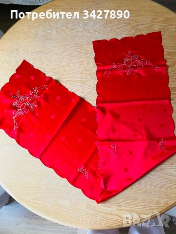 Коледен тишлайфер, снимка 3 - Покривки за маси - 52583811