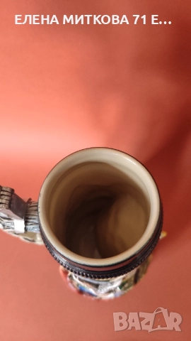 Уникална керамична халба с 3Д орел и релефни изображения на диви животни, снимка 5 - Други ценни предмети - 48287298