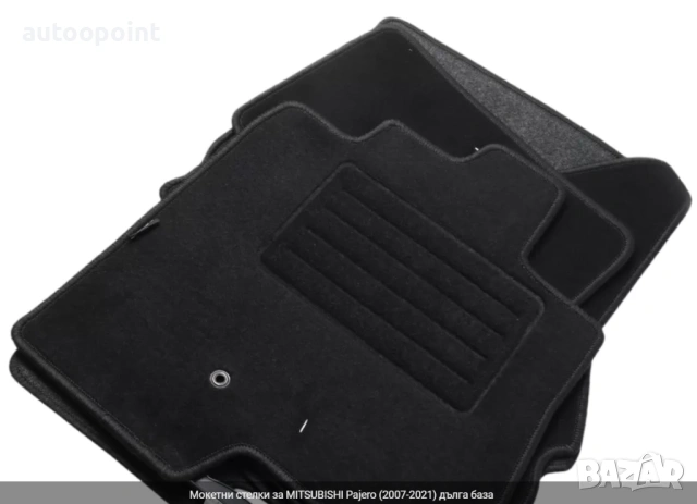 Мокетни стелки за MITSUBISHI Pajero (2007-2021) дълга база Petex, снимка 2 - Аксесоари и консумативи - 53825834