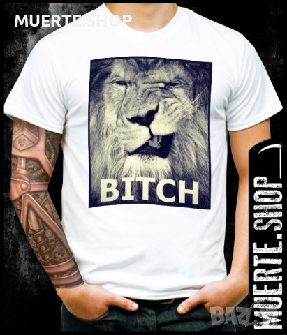 Тениска с щампа LION BITCH