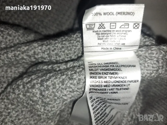 Bergans of Norway Ulriken Lady Jumper (S) мерино 100% merino wool, снимка 9 - Блузи с дълъг ръкав и пуловери - 49122193