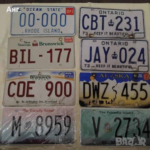 Aмерикански номера, снимка 8 - Колекции - 44570898