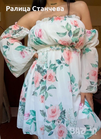 Нови дамски рокли от шифон, снимка 2 - Рокли - 46489715