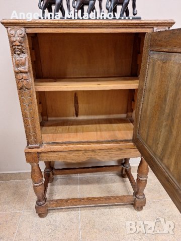 винтидж шкаф от дъбов масив , снимка 2 - Шкафове - 44279247