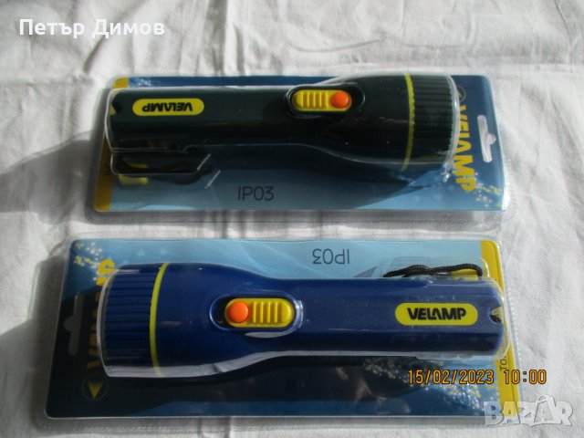 Продавам Ръчен Фенер с лампа Kripton  2.4V / 0.7A ,батерий 2хLR20D