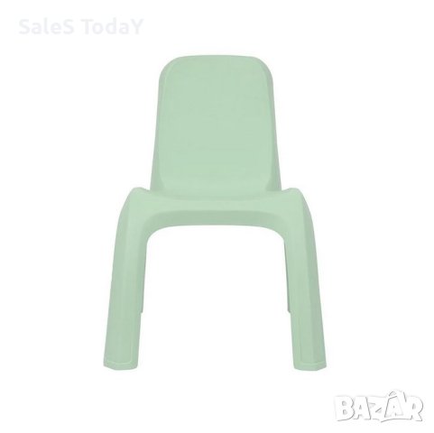 Детски пластмасов стол, без подлакътници, зелен, 38x44x52см , снимка 3 - Мебели за детската стая - 42493507