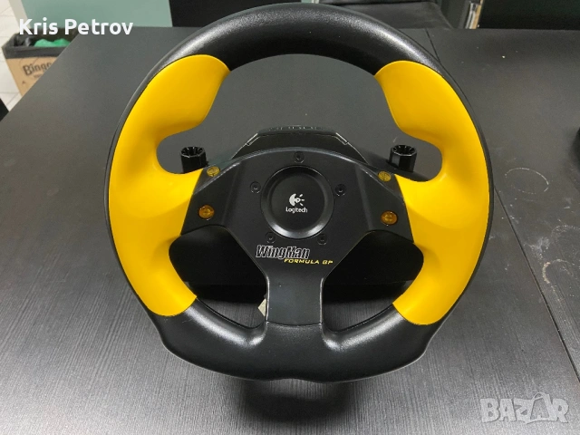 Волан С Педали Logitech Wingman Formula  GP, снимка 2 - Джойстици и геймпадове - 53495473
