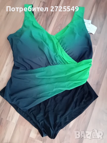 Ulla Popken -голям размер цели бански, снимка 12 - Бански костюми - 50680368