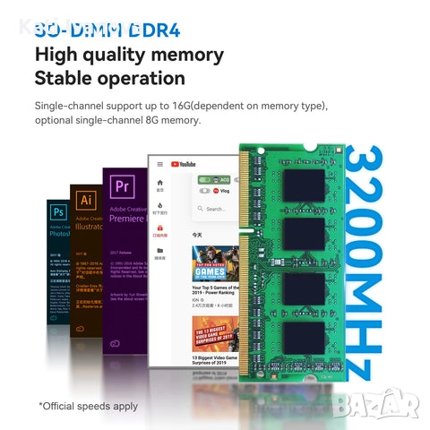 Mini PC Beelink MINI S12 Intel® Alder Lake-N N95, снимка 4 - За дома - 52876882