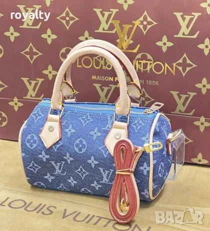 Louis Vuitton Нова Дамска Кожена Чанта Луи Витон 