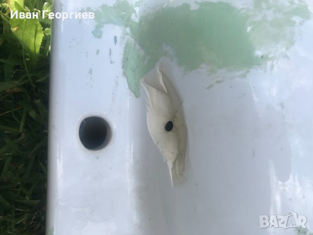 Керамична бяла мивка за баня 50х40см с дефект , снимка 8 - Мивки - 41717731