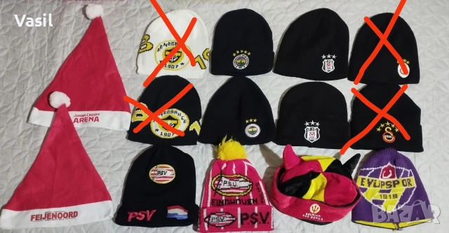 Зимни футболни шапки