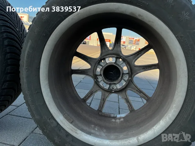 Оригинални джанти за Mercedes 16" 5x112 с гуми Michelin 205/55/16 за A, B, C-класа, снимка 11 - Гуми и джанти - 55838618