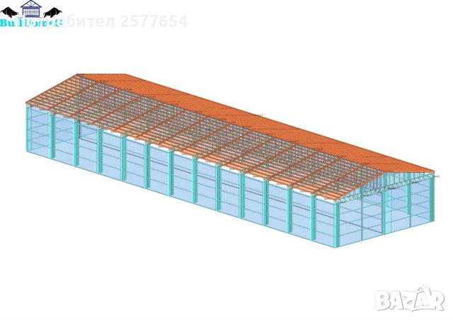 ЛИЗИНГ - Халета, Хале, Магазини, Магазин, Складове 480м2 44115 €