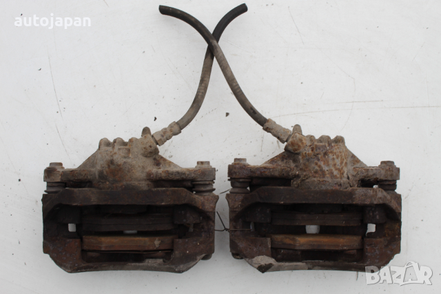 Преден ляв и десен спирачен апарат Пежо 206 1.4 75кс 2врати 02г Peugeot 206 1.4 75hp 2002, снимка 3 - Части - 44730435