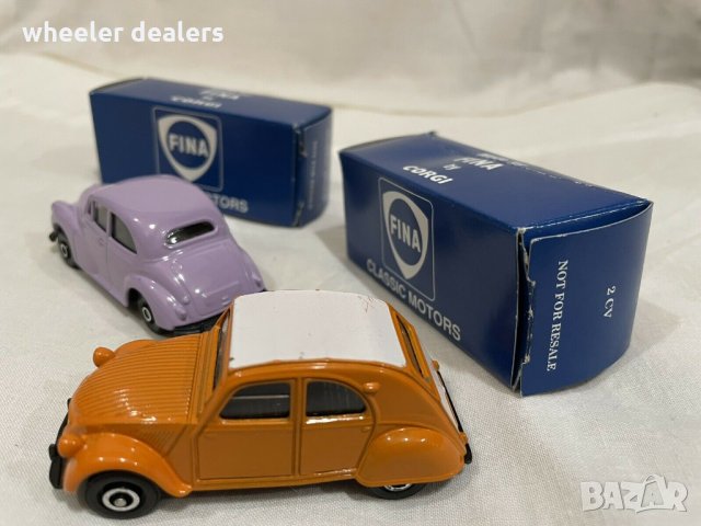 Метални колички CORGI Fina Morris Minor и Citroen 2 Cv 1:64, снимка 3 - Колекции - 35747017