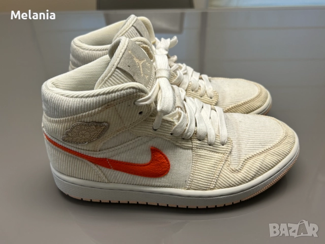 Спортни обувки Air Jordan 1 Mid SE 'Corduroy', номер 39, снимка 3 - Детски маратонки - 51454374