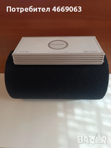 Бас каса за автомобил + усилвател Blaupunkt , снимка 2 - Тонколони - 52904100