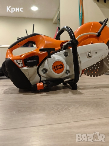 Фугорез Stihl TS420, снимка 7 - Други инструменти - 52919938