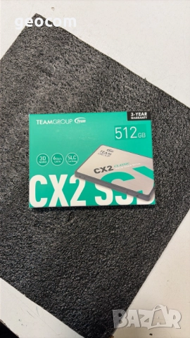 512GB 2.5" SSD TeamGroup CX2 (S-ATAIII 6.0Gbps,TLC,7мм)