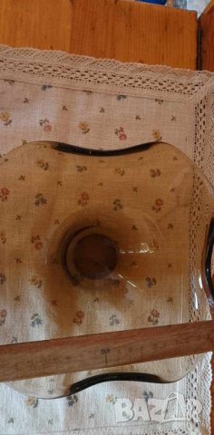 Фруктиера/бонбониера цветно стъкло, снимка 5 - Декорация за дома - 41497710