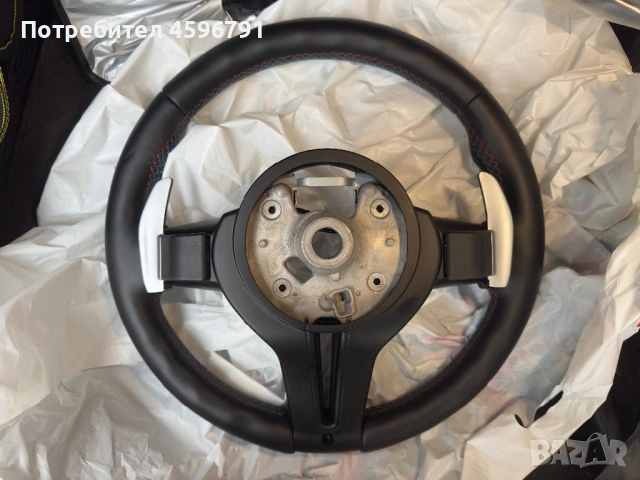 BMW F10/F11 M спортен волан , снимка 5 - Аксесоари и консумативи - 53060854