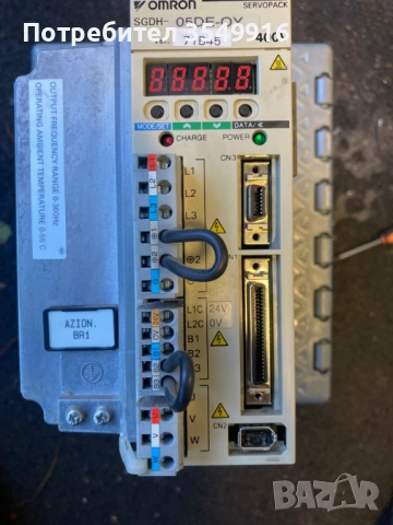 Управление за серво двигател Omron SGDH-05DE-OY  0,5KW/400V, снимка 4 - Други машини и части - 51557754