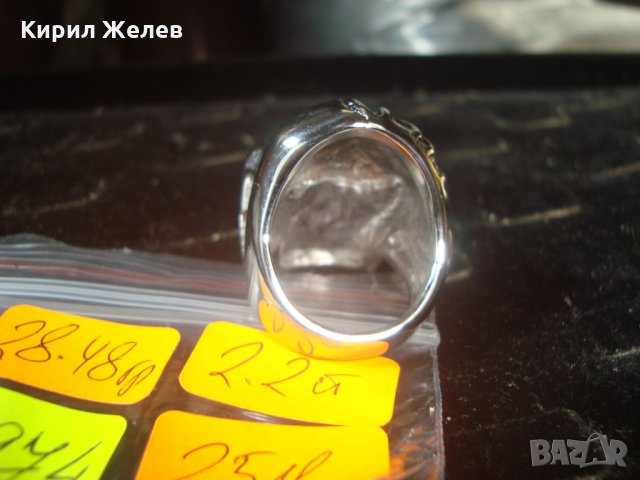 СТОМАНЕН ХЕВИ МЕТЪЛ ПРЪСТЕН НЕРЪЖДАЕМ НОВ ПИРАТСКИ МОДЕЛ 24974, снимка 6 - Пръстени - 34566014