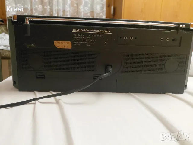 SIEMENS-ELECTROGERATE FMBH RM814, снимка 6 - Радиокасетофони, транзистори - 55724548