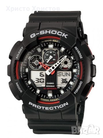 Новогодишна промоция!Мъжки часовник Casio G-Shock GA-100-1A4ER