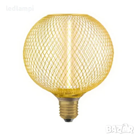 LED лампа 3.5W DECOR STR GL125 Gold E27 1800K Ledvance - Димиране, снимка 3 - Лед осветление - 47876089