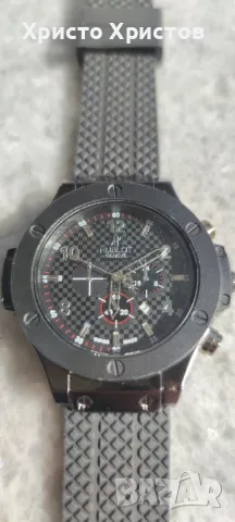 Мъжки луксозен часовник Hublot Black Limited Edition , снимка 10 - Мъжки - 47363028