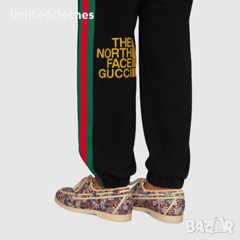GUCCI x THE NORTH FACE Black Web Logo Print Мъжко Долнище Анцуг size XL (L)